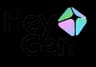 Logo HeyGen - ferramenta premium disponível no Guru das IAs