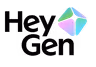 Logo HeyGen - rateio premium disponível no Guru das IAs
